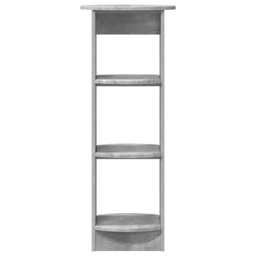  Oldalsó szekrény Beton Szürke 40 x 40 x 100 cm Mérnöki fa