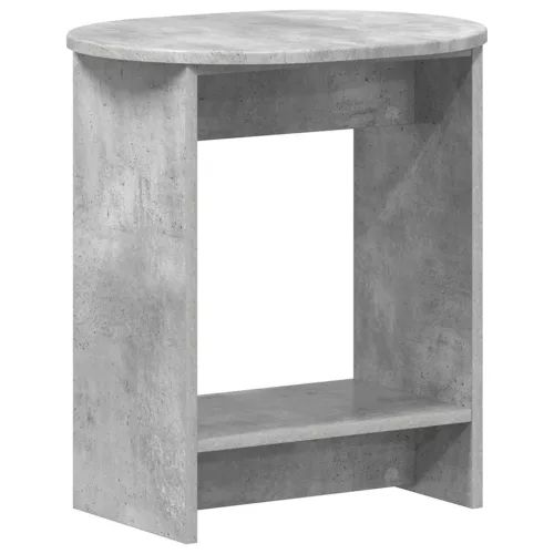 Oldal asztal Beton Szürke 50 x 39,5 x 55 cm Mérnöki fa