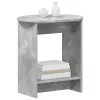  Oldal asztal Beton Szürke 50 x 39,5 x 55 cm Mérnöki fa