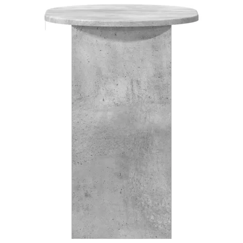  Oldal asztal Beton Szürke 50 x 39,5 x 55 cm Mérnöki fa