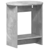  Oldal asztal Beton Szürke 50 x 39,5 x 55 cm Mérnöki fa