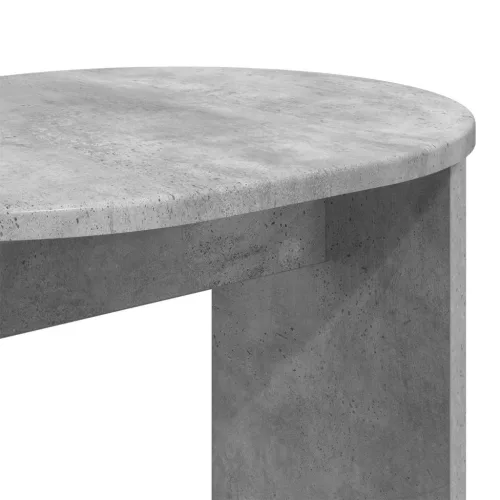  Oldal asztal Beton Szürke 50 x 39,5 x 55 cm Mérnöki fa