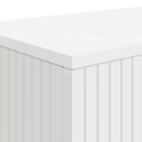  Konzolasztal Csíkos Fehér 101 x 29 x 74 cm Mérnöki fa
