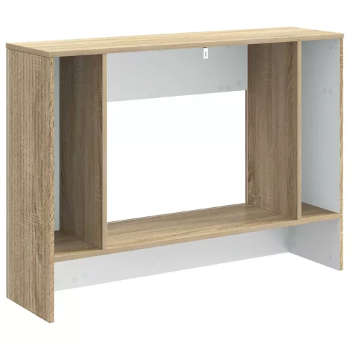  Konzolasztal Csíkos Sonoma tölgy 101 x 29 x 74 cm Mérnöki fa