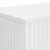  Konzolasztal Magasfényű Fehér 101 x 29 x 74 cm Mérnöki fa
