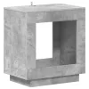  Oldal asztal Beton Szürke 60 x 40 x 65 cm Mérnöki fa