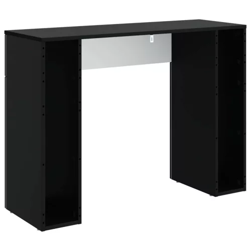  Dohányzóasztal Fekete 102 x 35 x 75 cm Szerelt Fa