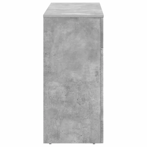  Dohányzóasztal Betonszürke 102 x 35 x 75 cm Szerelt Fa