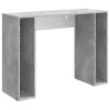  Dohányzóasztal Betonszürke 102 x 35 x 75 cm Szerelt Fa