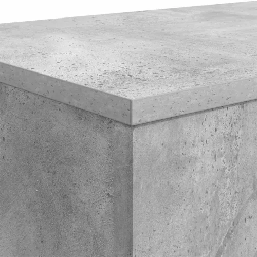  Dohányzóasztal Betonszürke 102 x 35 x 75 cm Szerelt Fa