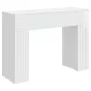  Dohányzóasztal Magasfényű Fehér 102 x 35 x 75 cm Szerelt Fa