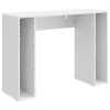  Dohányzóasztal Magasfényű Fehér 102 x 35 x 75 cm Szerelt Fa