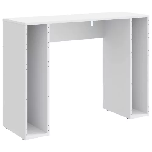  Dohányzóasztal Magasfényű Fehér 102 x 35 x 75 cm Szerelt Fa