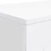  Dohányzóasztal Magasfényű Fehér 102 x 35 x 75 cm Szerelt Fa