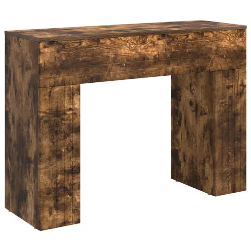  Dohányzóasztal Füstös Tölgy 102 x 35 x 75 cm Szerelt Fa