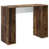  Dohányzóasztal Füstös Tölgy 102 x 35 x 75 cm Szerelt Fa