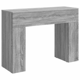  Dohányzóasztal Szürke Sonoma 102 x 35 x 75 cm Szerelt Fa