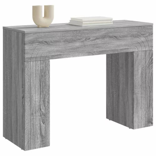  Dohányzóasztal Szürke Sonoma 102 x 35 x 75 cm Szerelt Fa
