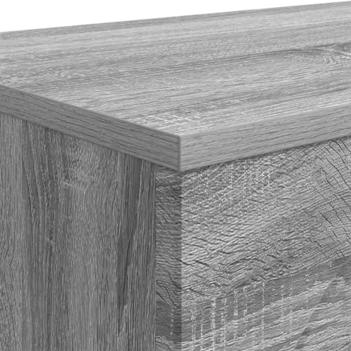  Dohányzóasztal Szürke Sonoma 102 x 35 x 75 cm Szerelt Fa