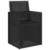  Kerti étkező székek 2 pcs Antracit 53 x 47 x 88,5 cm PP