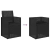  Kerti étkező székek 2 pcs Antracit 53 x 47 x 88,5 cm PP
