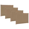  Ülőpárnák 4 pcs Tópszínű 47 x 36 x 2 cm Poliészter