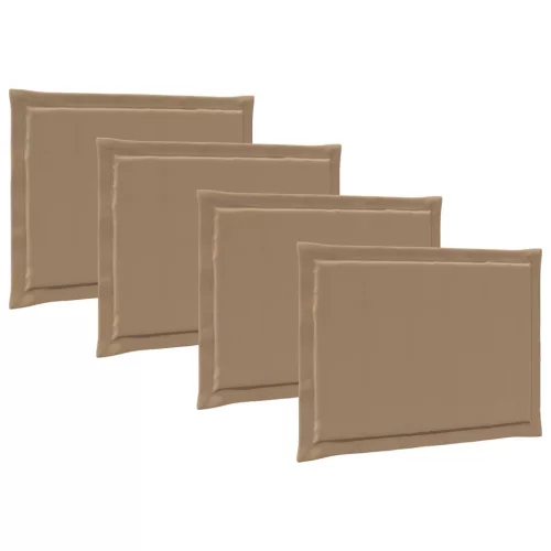  Ülőpárnák 4 pcs Tópszínű 47 x 36 x 2 cm Poliészter
