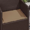  Ülőpárnák 4 pcs Tópszínű 47 x 36 x 2 cm Poliészter