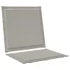  Ülés és háttámla párnák 2 pcs Világosszürke 47 x 45 x 2 cm
