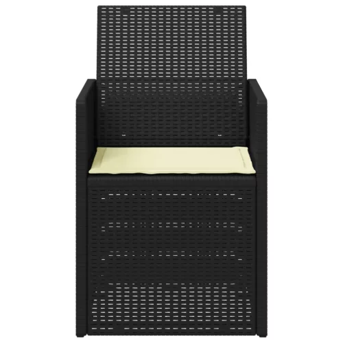  Kerti étkező székek 2 pcs Antracitszürke és Krémszínű PP