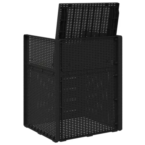  Kerti étkező székek 2 pcs Antracitszürke és Krémszínű PP