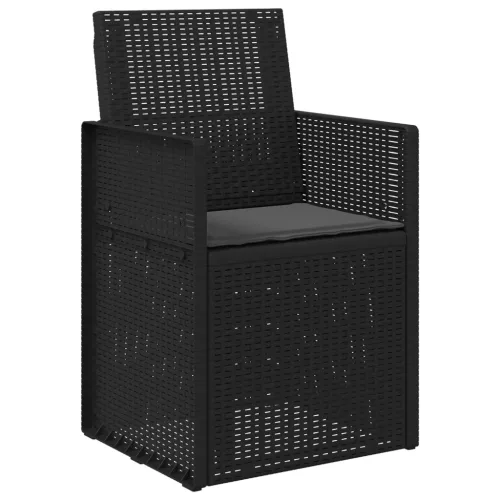  Kerti étkező székek 2 pcs Antracitszürke PP