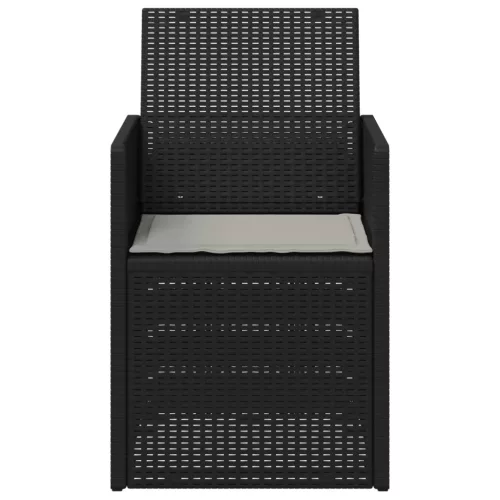  Kerti étkező székek 2 pcs Antracit és Világosszürke PP