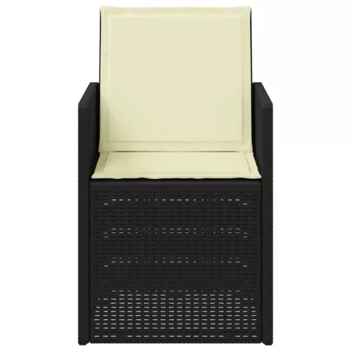  Kerti étkező székek 2 pcs Antracitszürke és Krémszínű PP