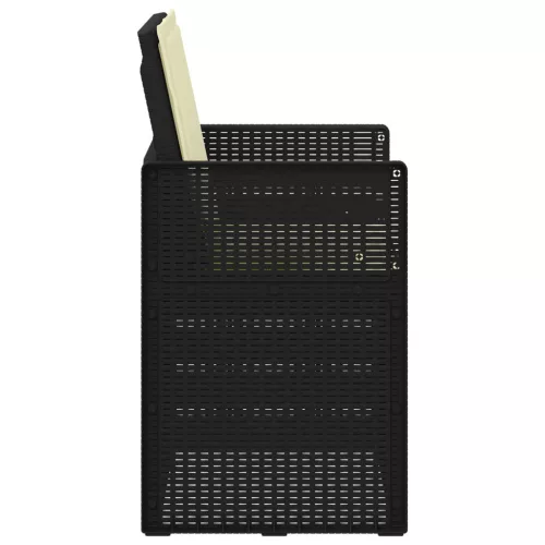  Kerti étkező székek 2 pcs Antracitszürke és Krémszínű PP