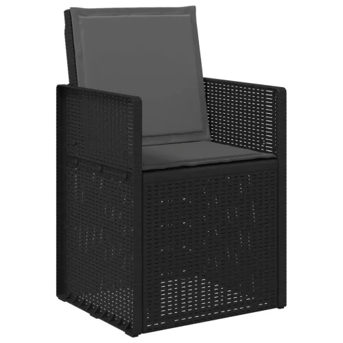  Kerti étkező székek 2 pcs Antracitszürke PP