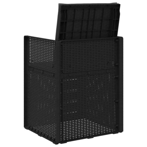  Kerti étkező székek 2 pcs Antracitszürke PP