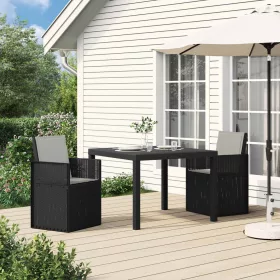    Kerti étkező székek 2 pcs Antracit és Világosszürke PP