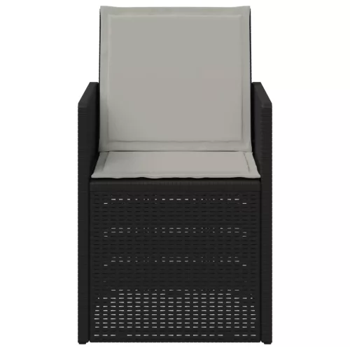  Kerti étkező székek 2 pcs Antracit és Világosszürke PP