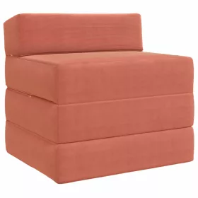  Összecsukható kanapéágy Piros Narancs 200 x 70 x 10 cm