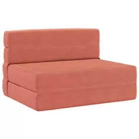    Összecsukható kanapéágy Piros Narancs 70 x 72 x 60 cm Szövet