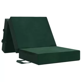  Összecsukható kanapéágy 75 x 63 x 45 cm Sötétzöld