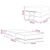  Összecsukható kanapéágy 75 x 63 x 45 cm Fekete