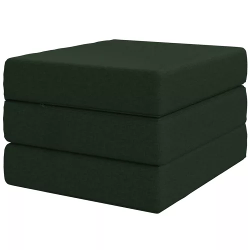  Összecsukható kanapéágy 75 x 67 x 45 cm Sötétzöld