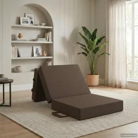  Összecsukható kanapéágy 75 x 67 x 45 cm Tópszínű