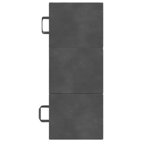 Összecsukható kanapéágy 75 x 67 x 45 cm Sötétszürke