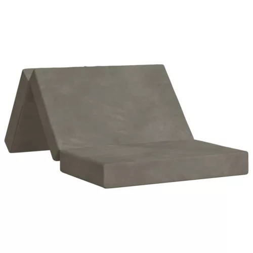  Összecsukható kanapéágy 80 x 67 x 45 cm Világosszürke