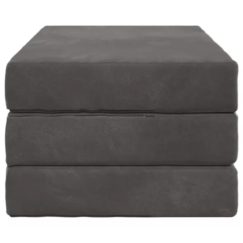  Összecsukható kanapéágy 80 x 67 x 45 cm Sötétszürke