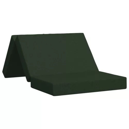  Összecsukható kanapéágy 100 x 67 x 45 cm Sötétzöld