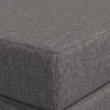  Összecsukható kanapéágy 120 x 67 x 45 cm Világosszürke